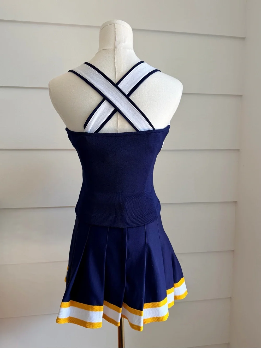 Cheerleading Uniform Set Notre Dame Knights 3-Piece Broadway Supply made in USA